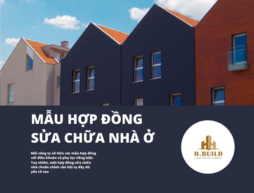 mẫu hợp đồng sửa chữa nhà ở