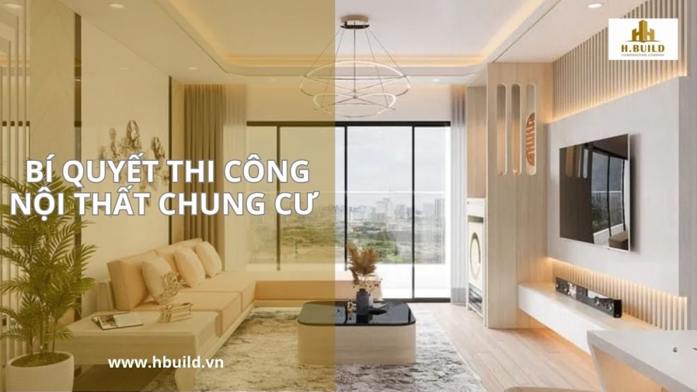 Bí Quyết Thi Công Nội Thất Chung Cư Tạo Nên Không Gian Sống Lý Tưởng