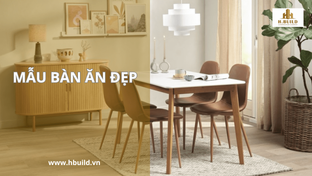Gợi Ý Các Mẫu Bàn Ăn Đẹp Cho Không Gian Ấm Cúng Và Sang Trọng